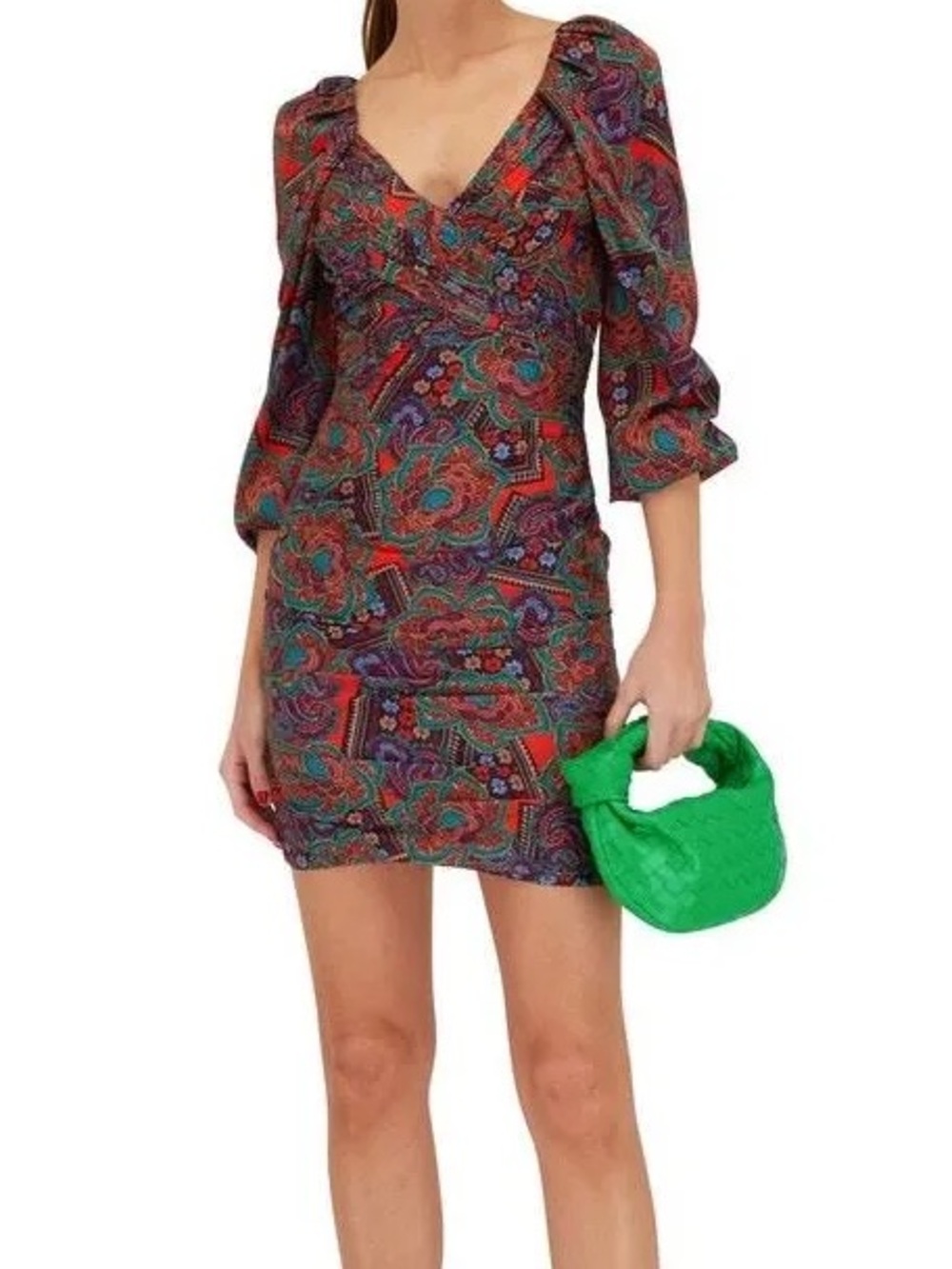 Veronica Besrd Multi Paisley Floral Women’s Dress - Brand: